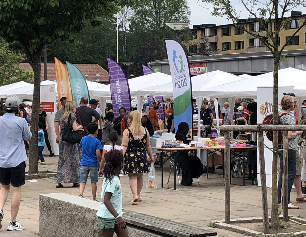 Översikt över Bergsjöns Matfestival 2019